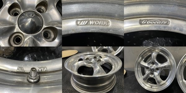 WORK Goocars HEMI ワーク グッカーズ ヘミ 15インチ 4本 5.5J4HPCD100 