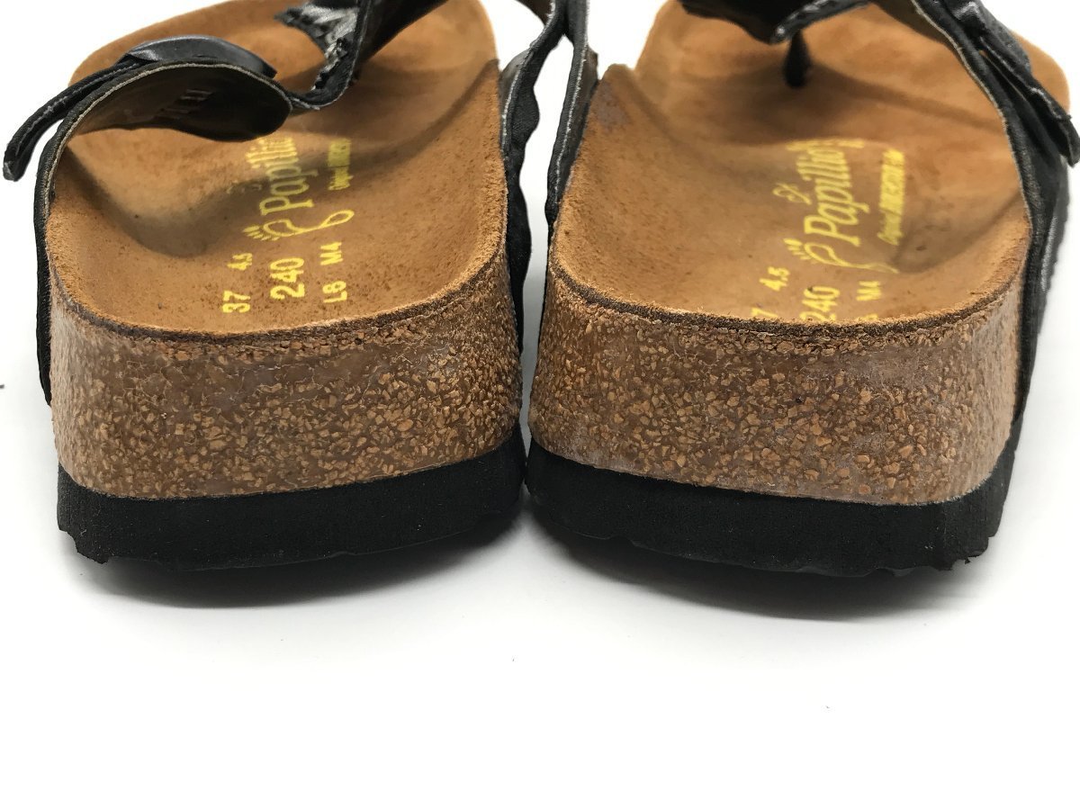 □【YS-1】ビルケンシュトック BIRKENSTOCK サンダル □ パピリオ 黒系