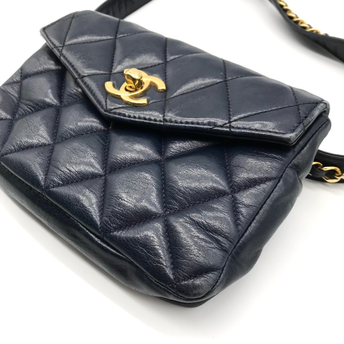 CHANEL シャネル ココマーク ターンロック マトラッセ ウエストポーチ