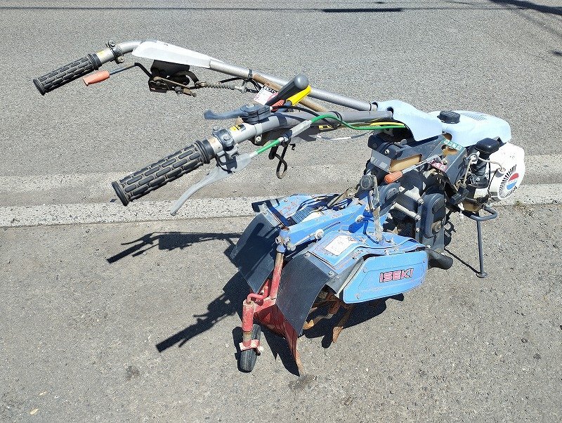 ISEKI パンジー S5D ネギ 一輪車耕運機 常総市から引き取り限定