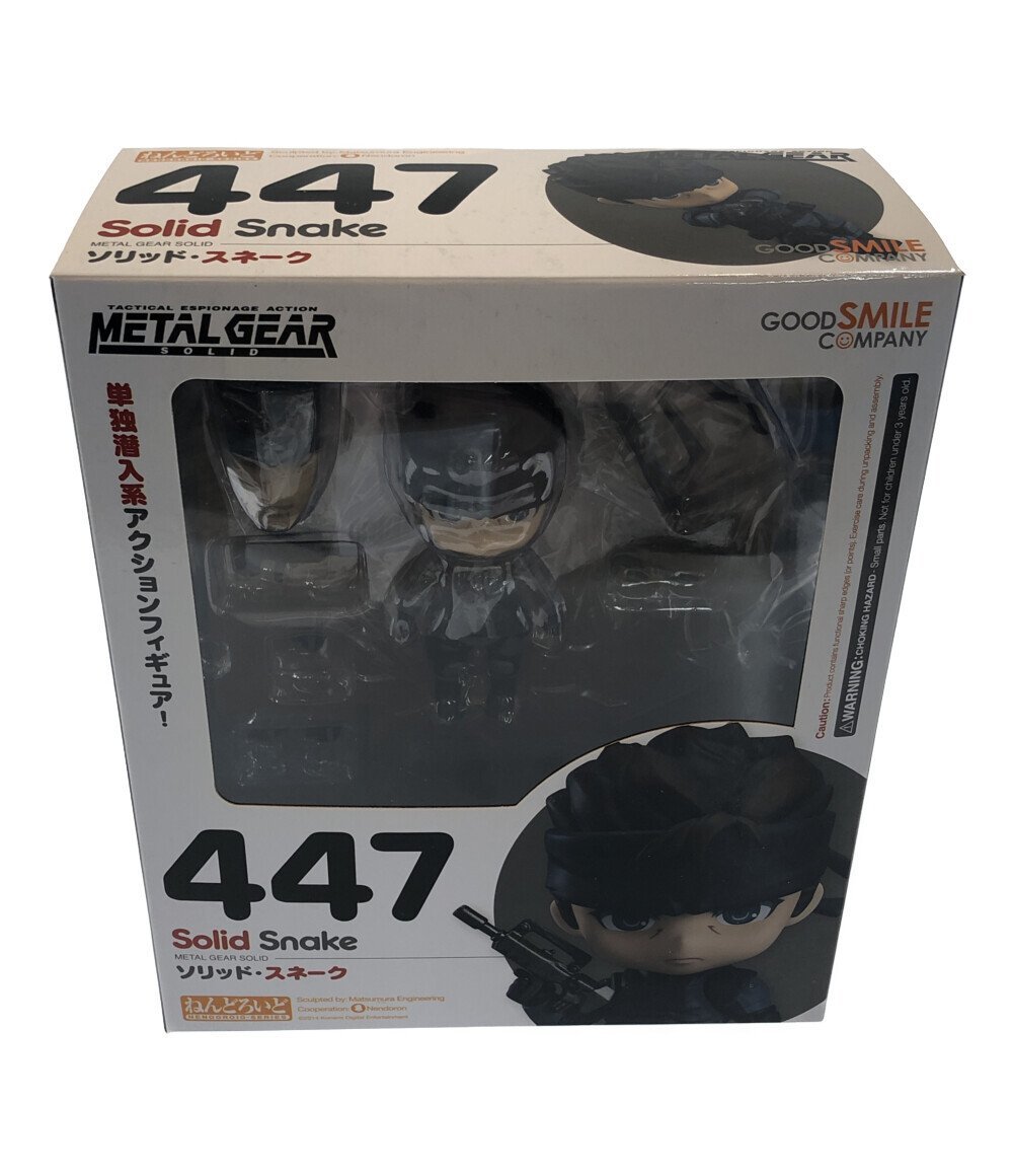 フィギュア METAL GEAR SOLID ソリッド・スネーク 447 ねんどろいど グッドスマイルカンパニー