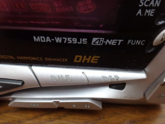 ALPINE アルパイン カーオーディオ MDA-W759JS MD/CD/チューナー 2DIN 