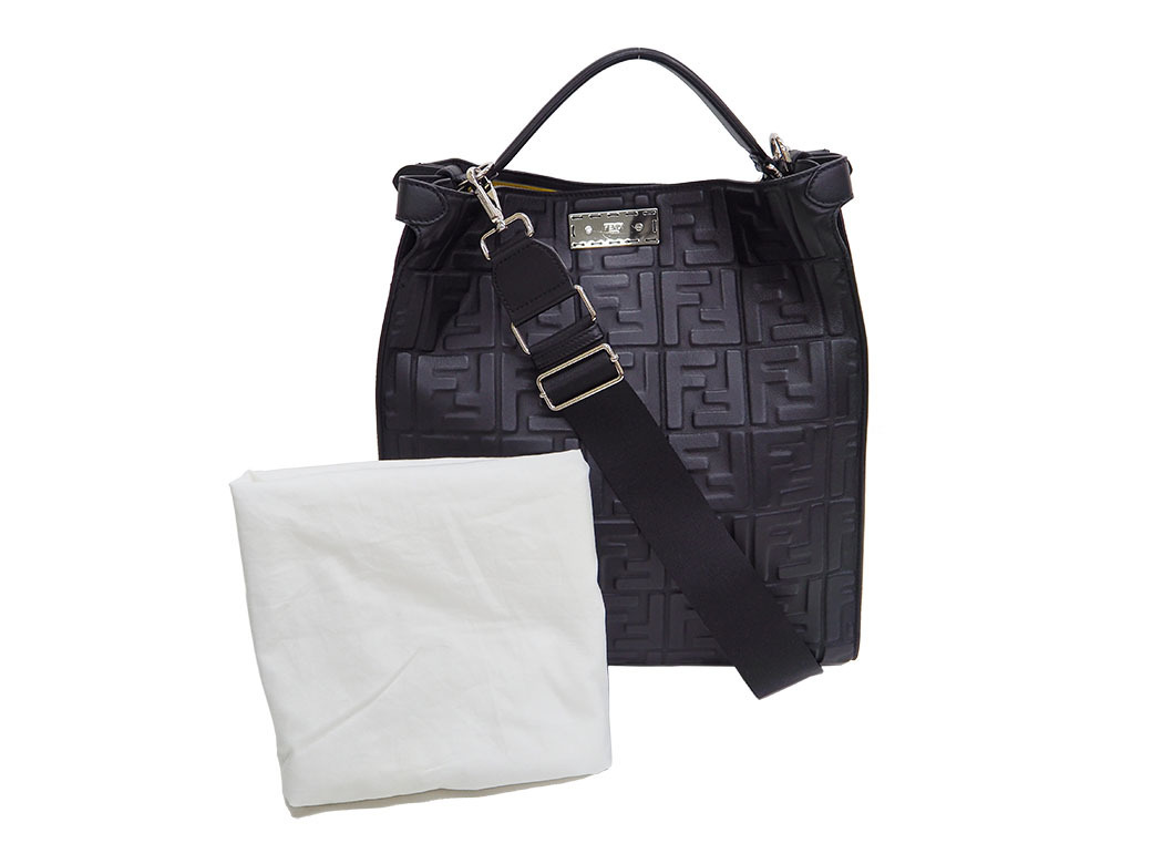 【極美品】フェンディ ピーカブー エックスライト ラージ 2way トートバッグ FENDI/フェンディ】ピーカブーエックスライトフィット2WAYショルダー