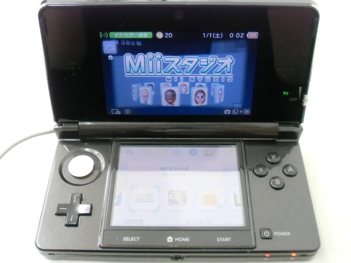 ニンテンドー3DS本体、ACアダプター、ソフトセット ブラック Nintendo  