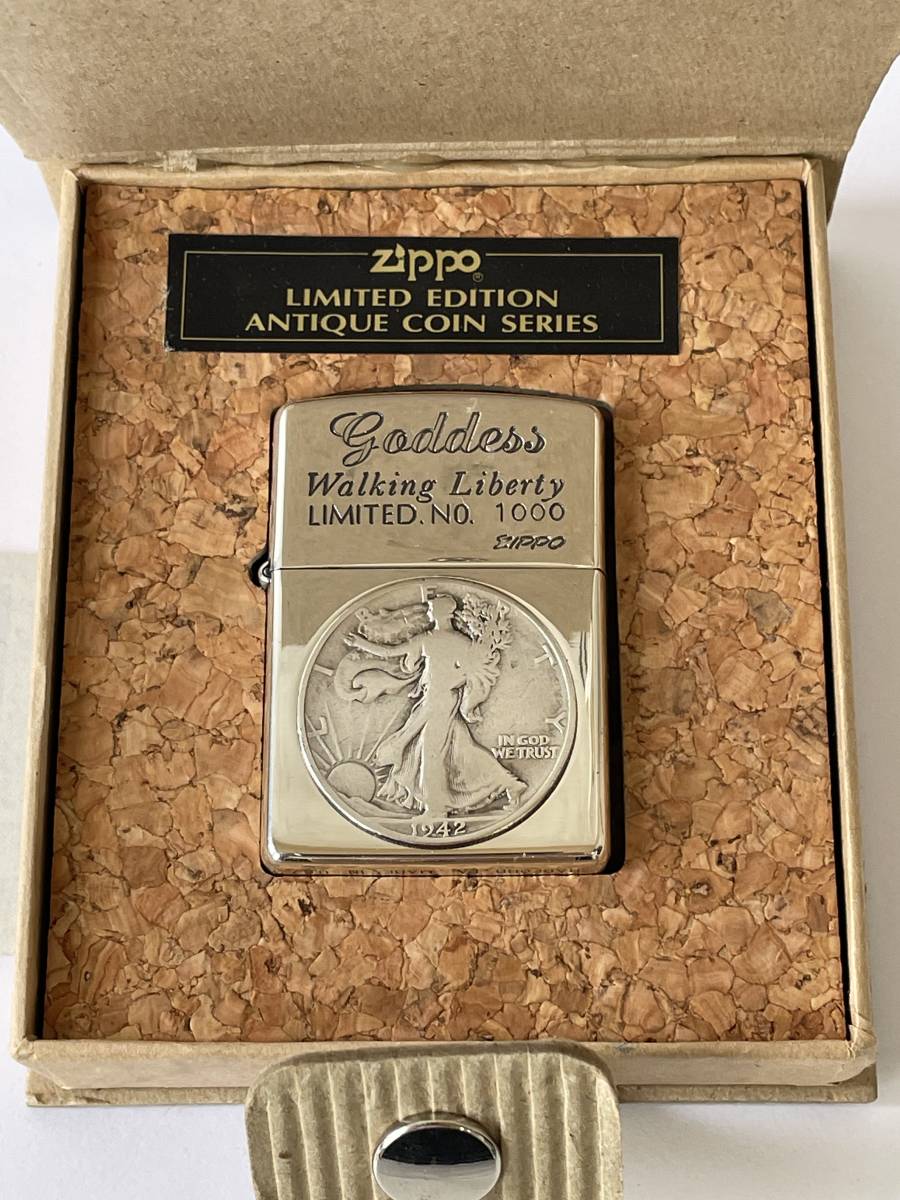 ZIPPO COIN ジッポー アンティーク コイン Walking Liberty 限定1000 