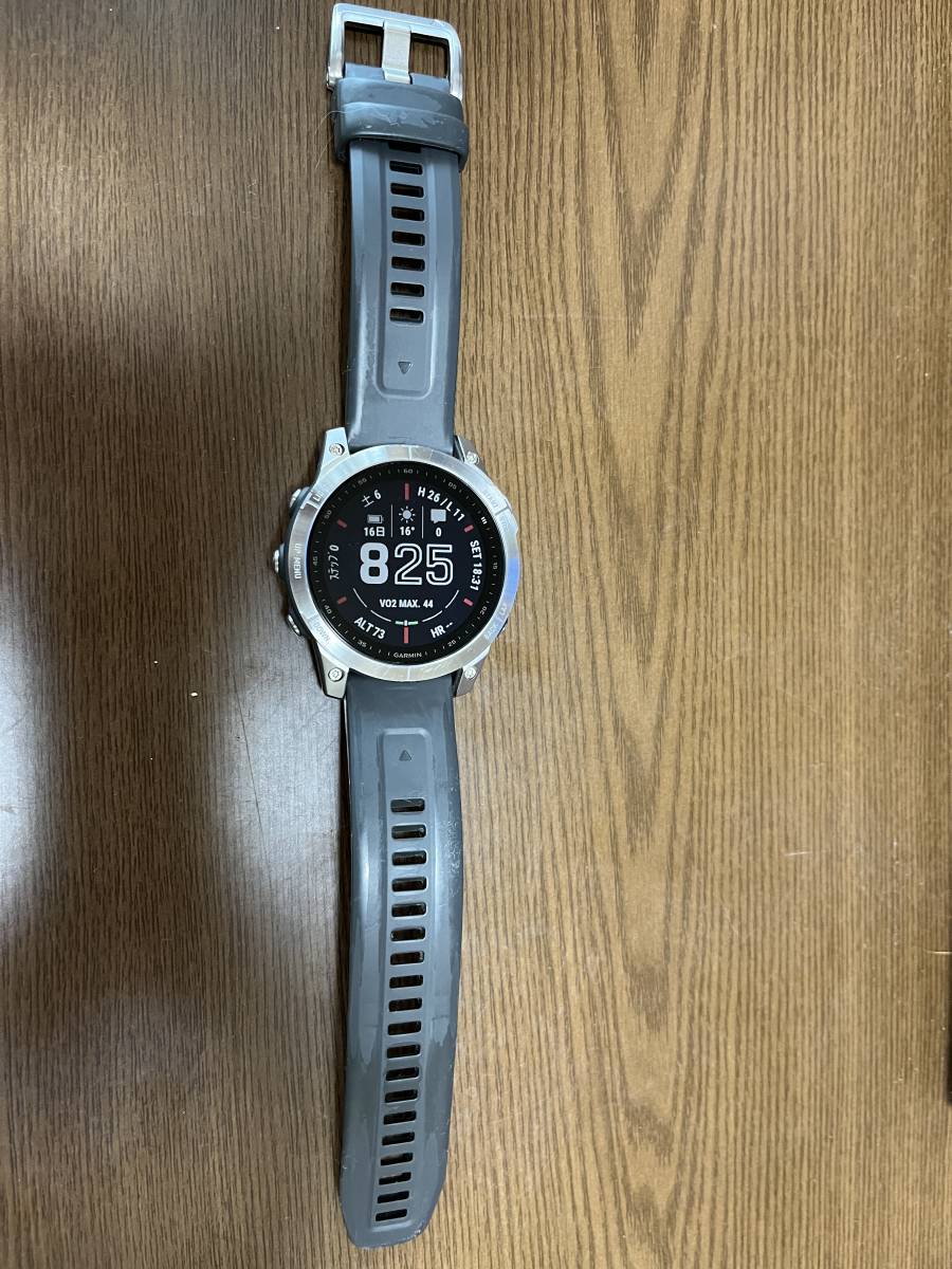 GARMIN fenix 7 Silver（ガーミン フェニックス7） 中古送料込み 