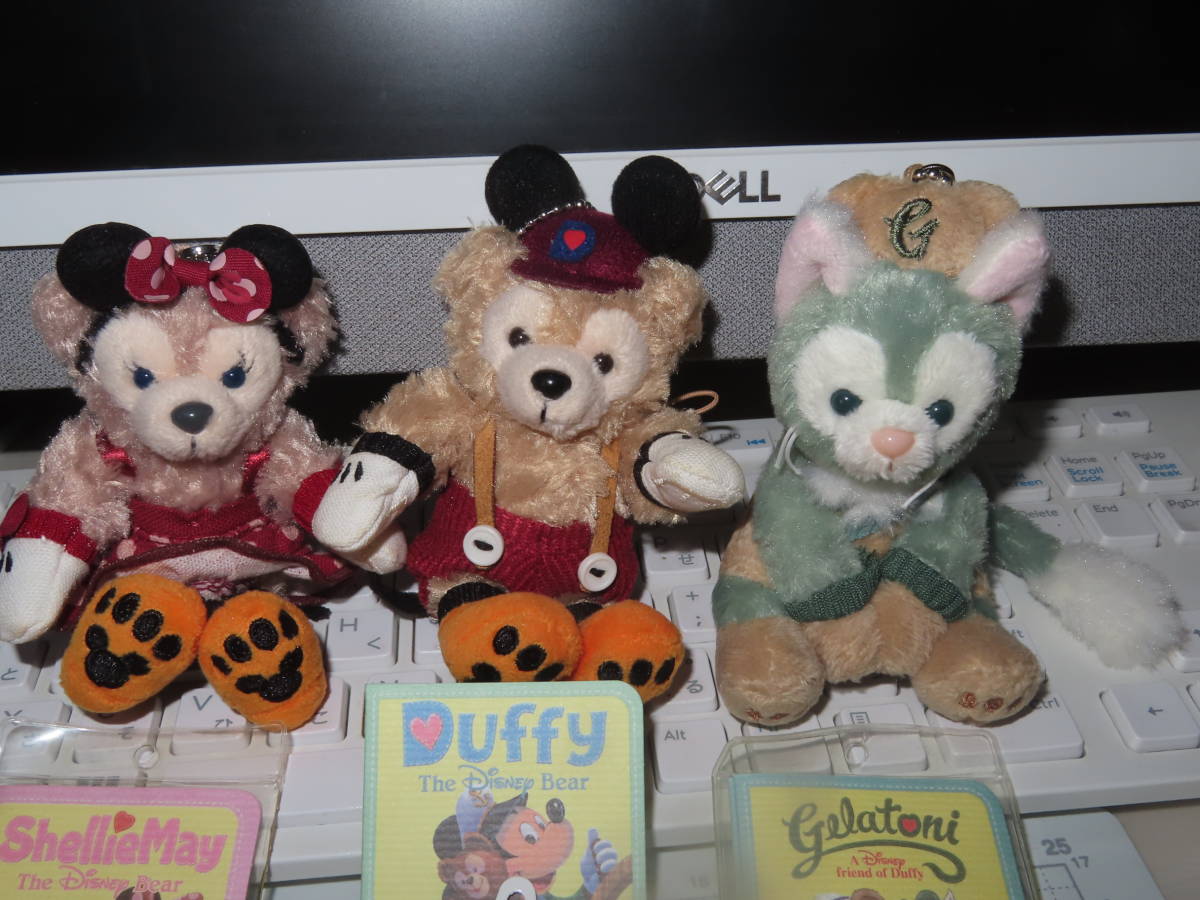 ダッフィー ジェラトーニ シェリーメイ ハロウィン ぬいぐるみバッジ
