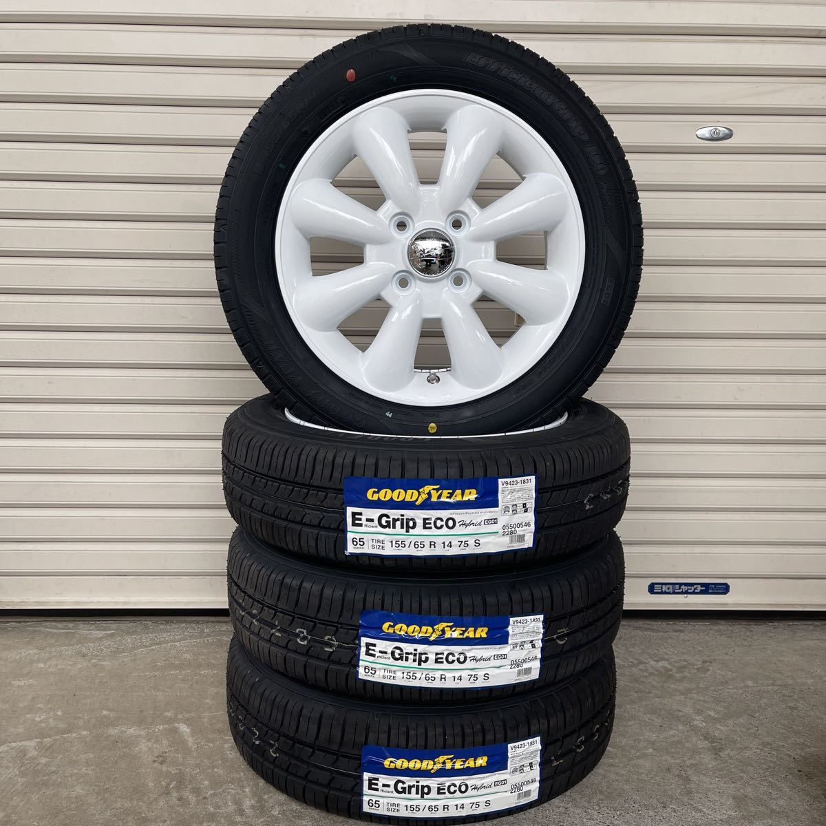 ララパームKC-8◇新品グッドイヤーEG01◇155/65R14◇NBOXタントムーヴ 