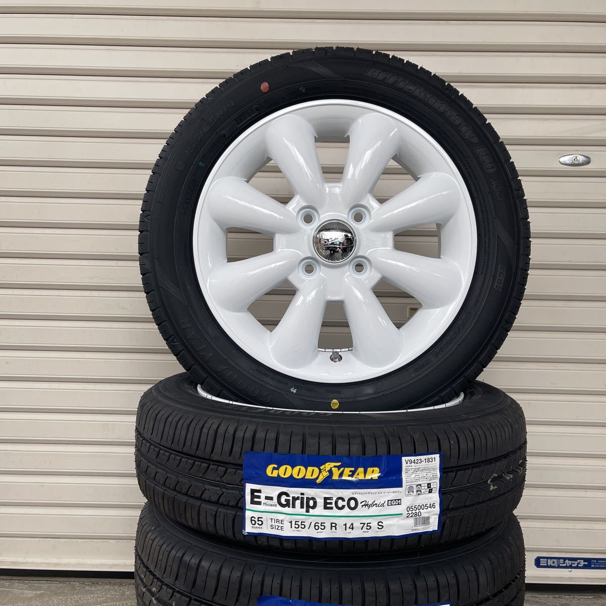 ララパームKC-8◇新品グッドイヤーEG01◇155/65R14◇NBOXタントムーヴ 