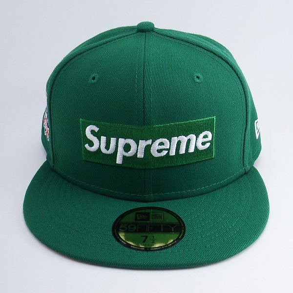 未使用同様 Supreme No Comp Box Logo New Era Cap Green 7 1/2 59.6cm シュプリーム ニューエラ