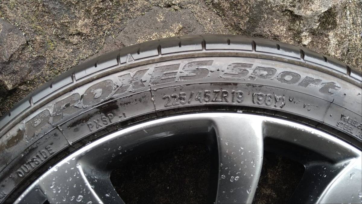マツダ純正 225/45ZR19 ホイール4本セット