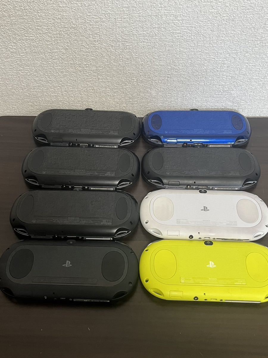 PS Vita 8台 PCH2000×3 PCH1000×5 通電 初期画面ま 確認 その他詳細 