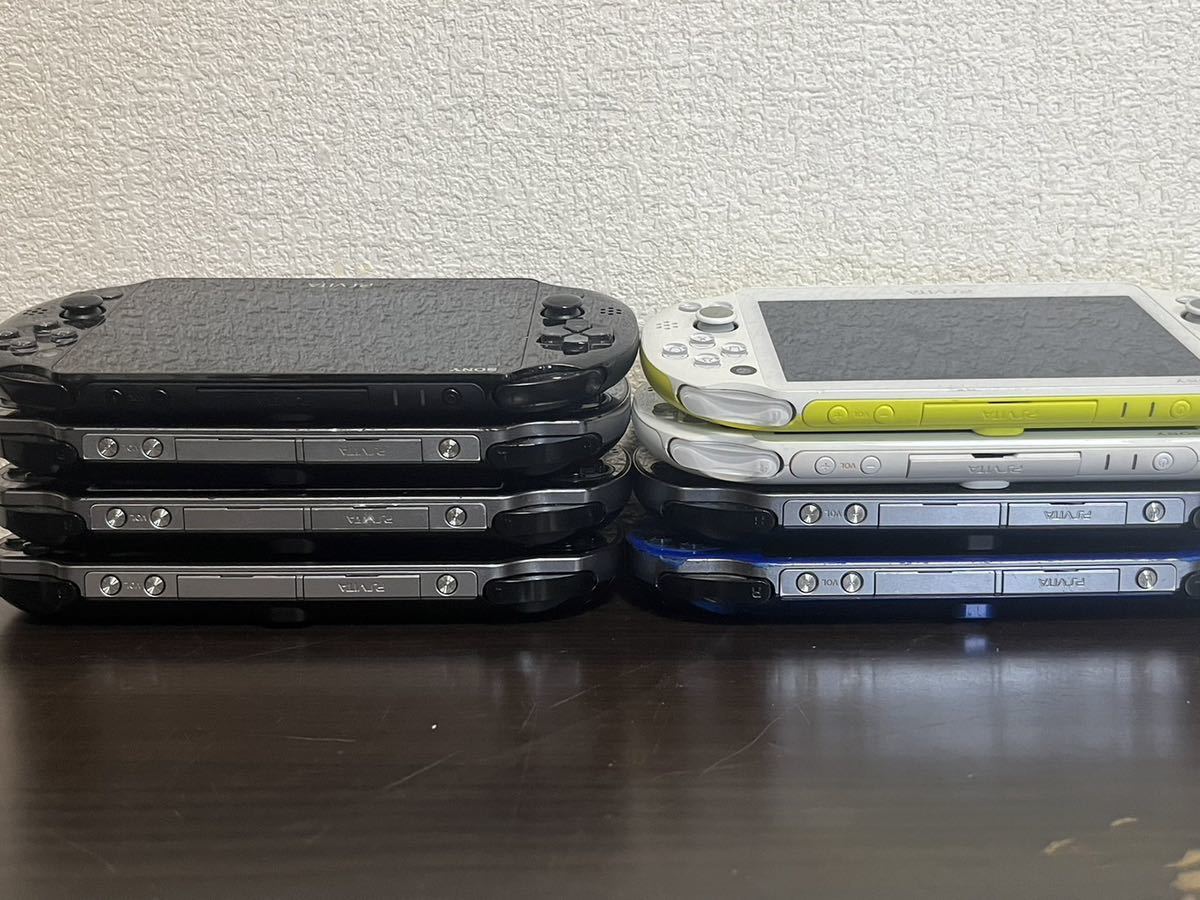 PS Vita 8台 PCH2000×3 PCH1000×5 通電 初期画面ま 確認 その他詳細 