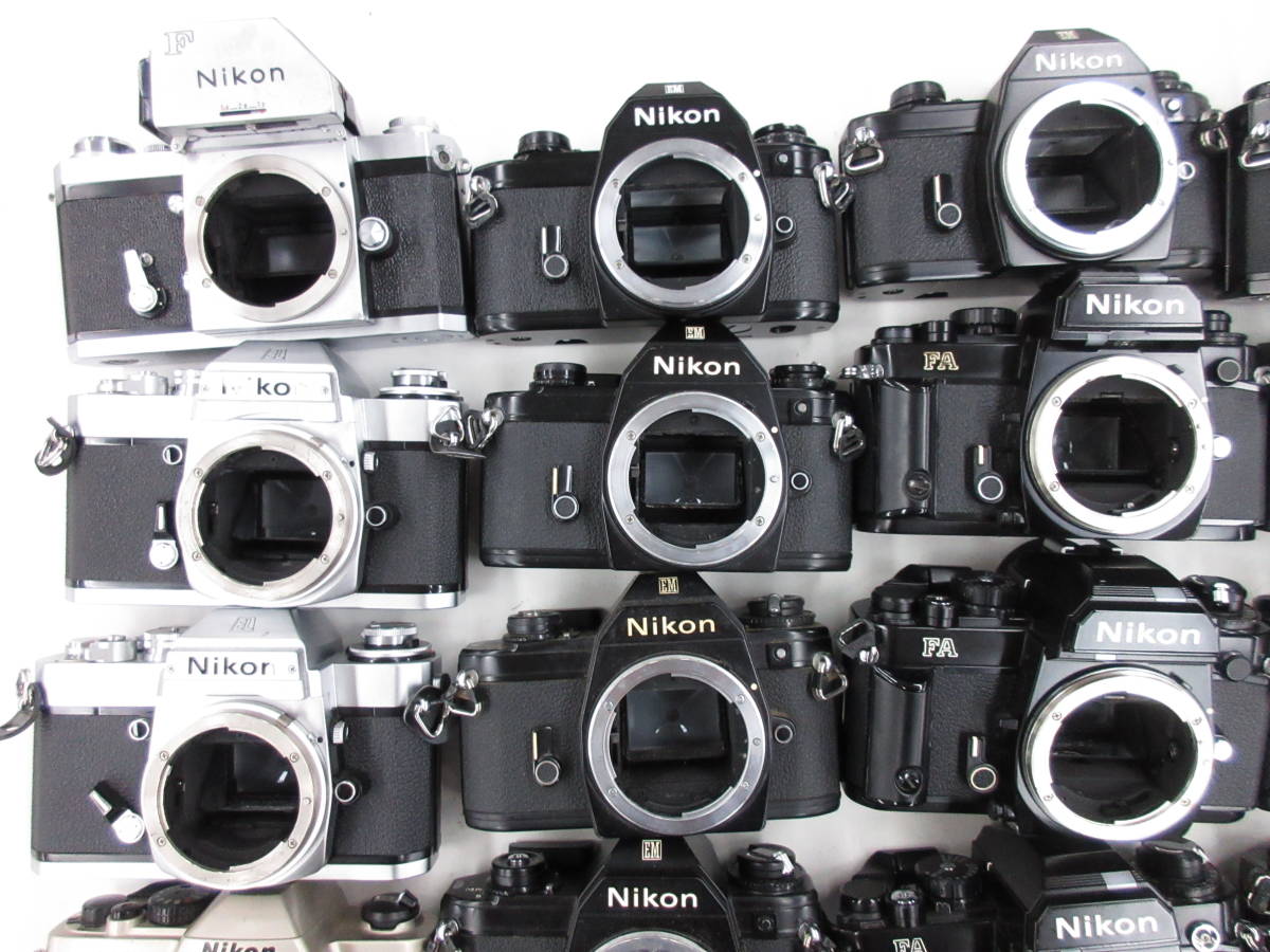 3234U)ジャンク Nikon F EM EL2 FM2 FM10 FA FE FE2 FM FG FG-20 