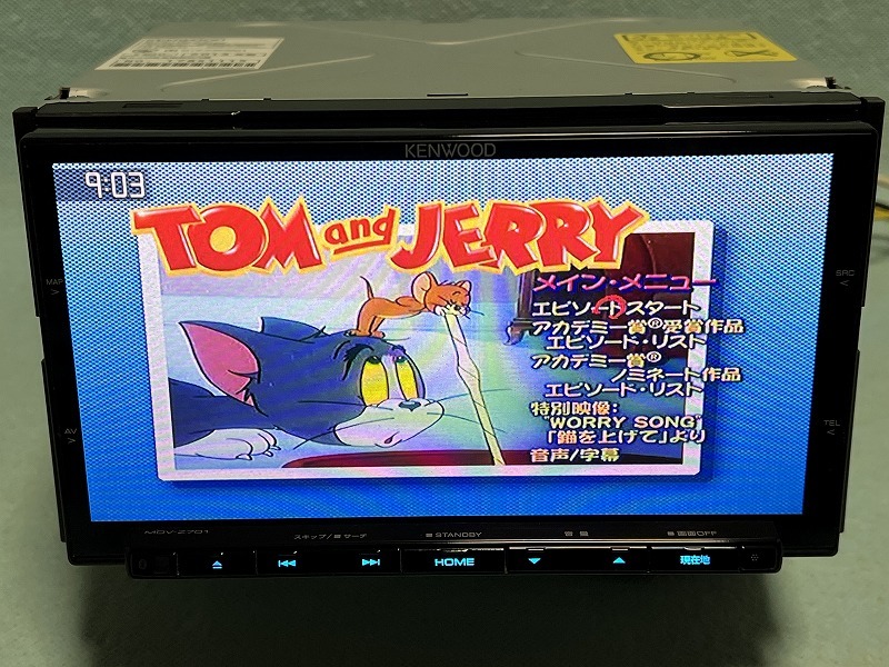 ケンウッド 彩速ナビ MDV-Z701 DVD Bluetooth USB HDMI TV 動作OK 
