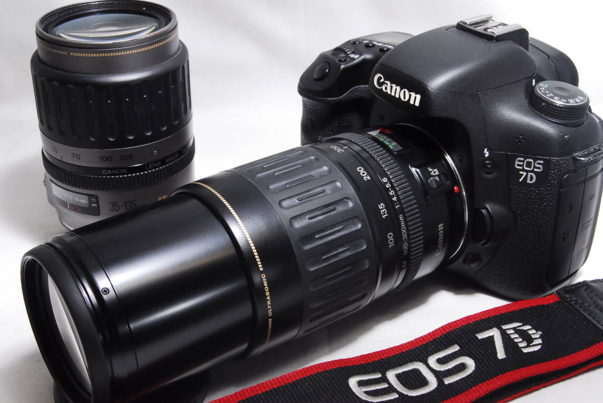 1円～【送料無料/匿名配送】☆美品☆ Canon EOS 7D レンズセット IS