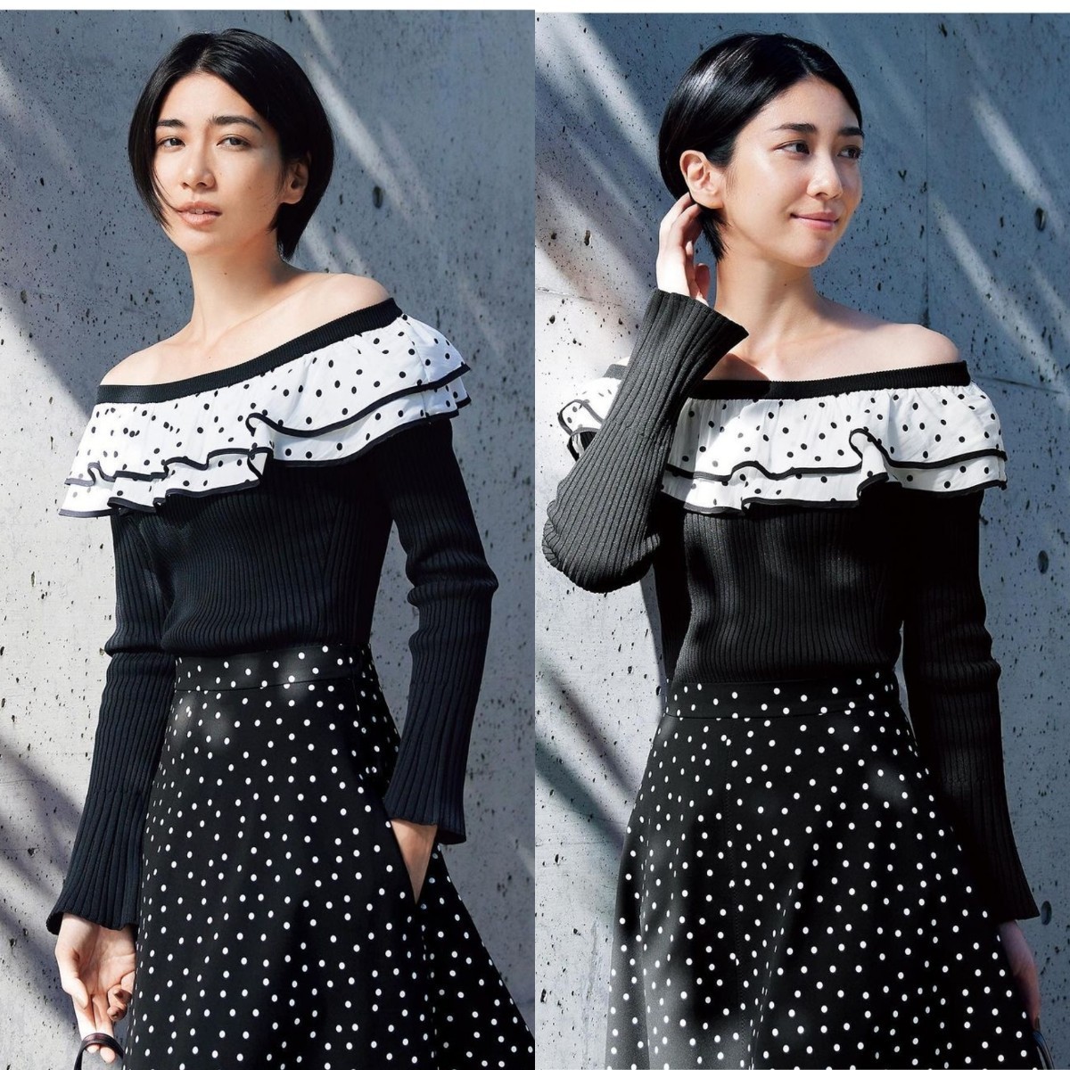 50%オフ☆超美品☆モデル 美香 さん 着用 setsuko sagittaire セツコ 