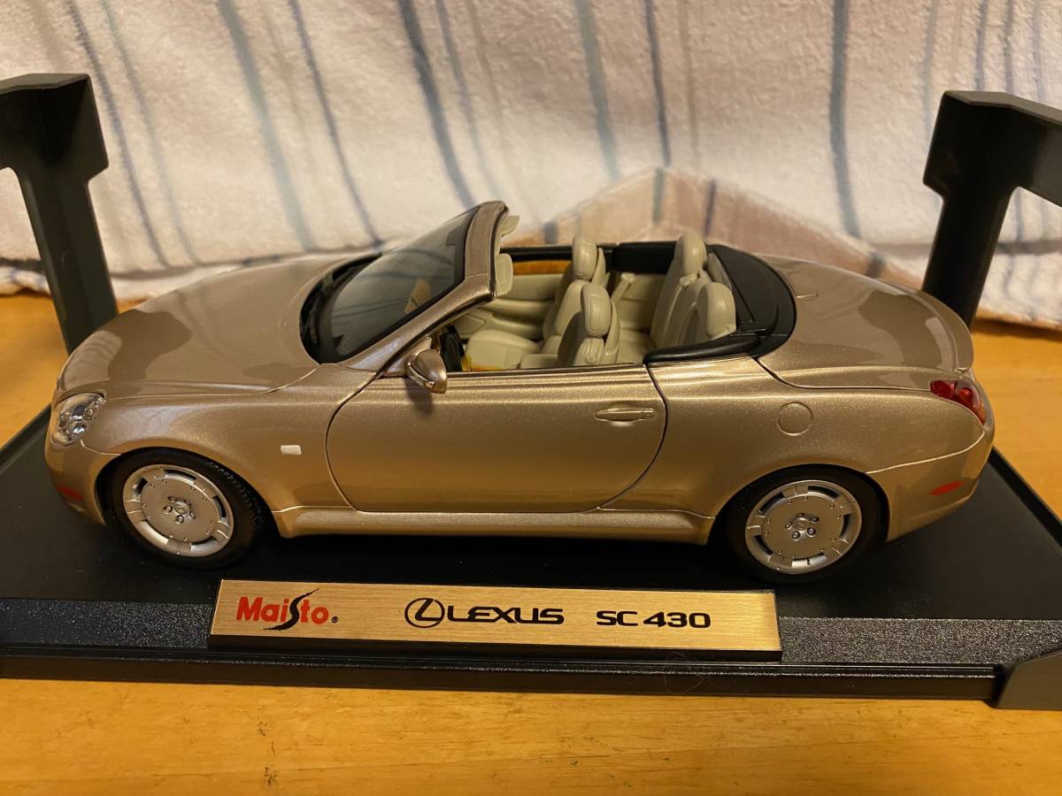 1⁄18 SC430 Lexus Maisto Car Model | レクサス Black - eBay ミニカー