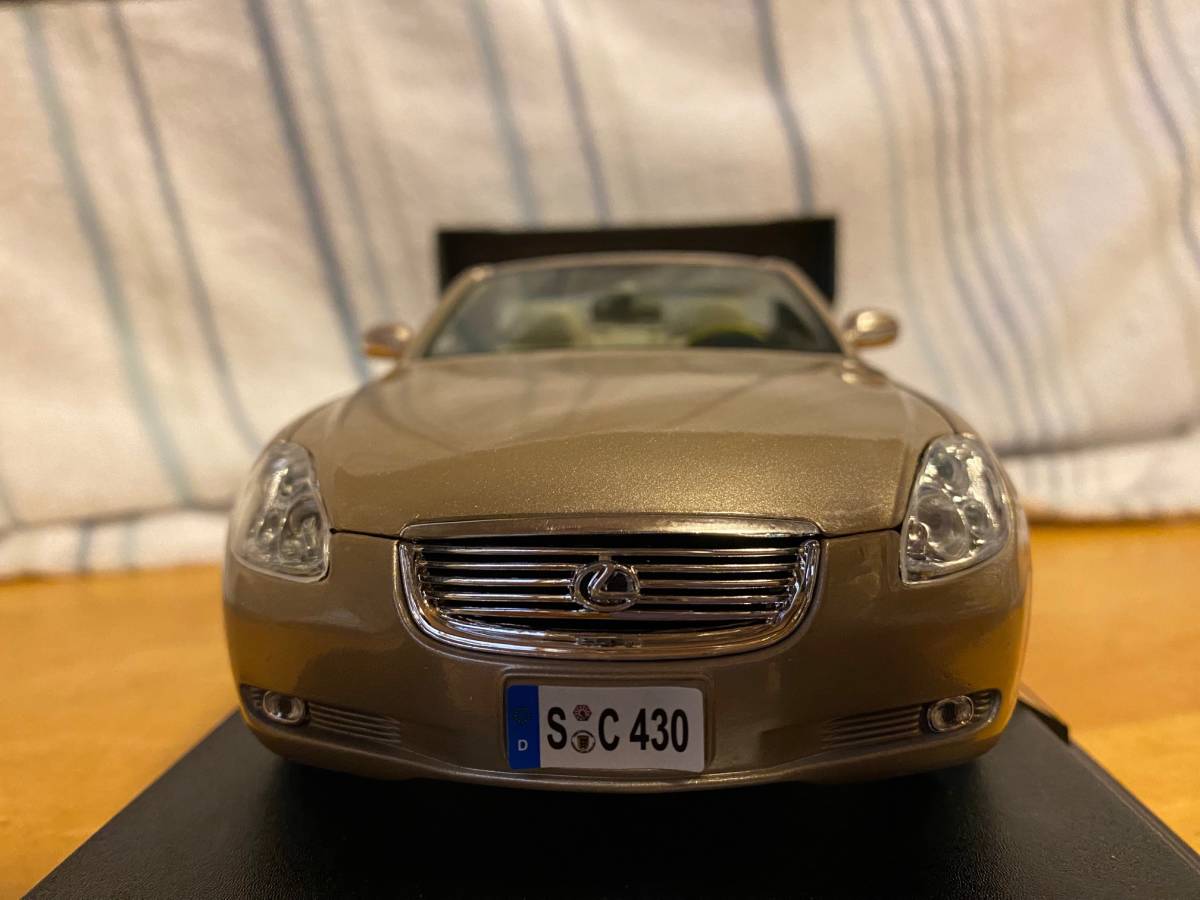1⁄18 SC430 Lexus Maisto Car Model | レクサス Black - eBay ミニカー