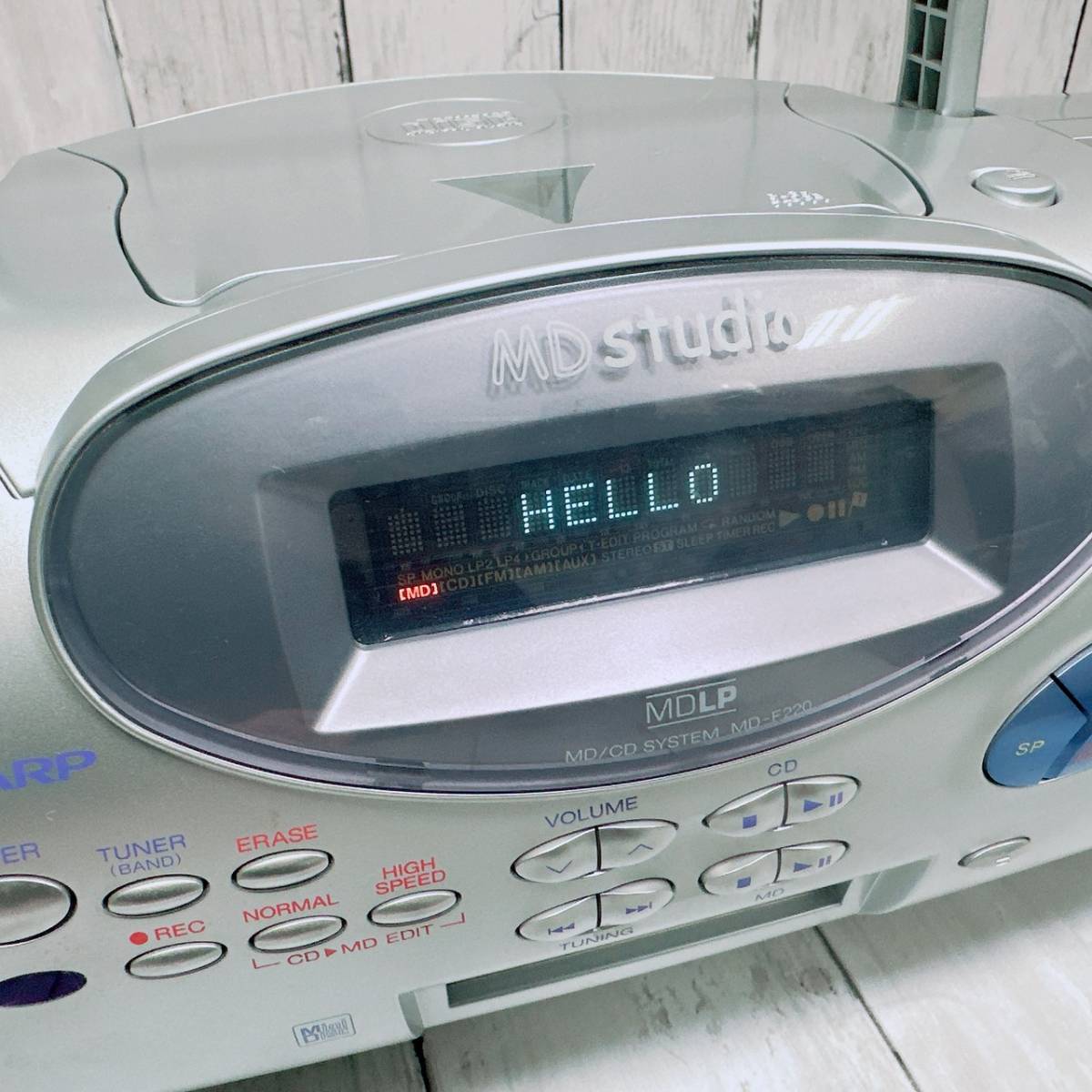 SHARP MD STUDIO MD／CDシステム MD-F220-S シャープ MD-F220