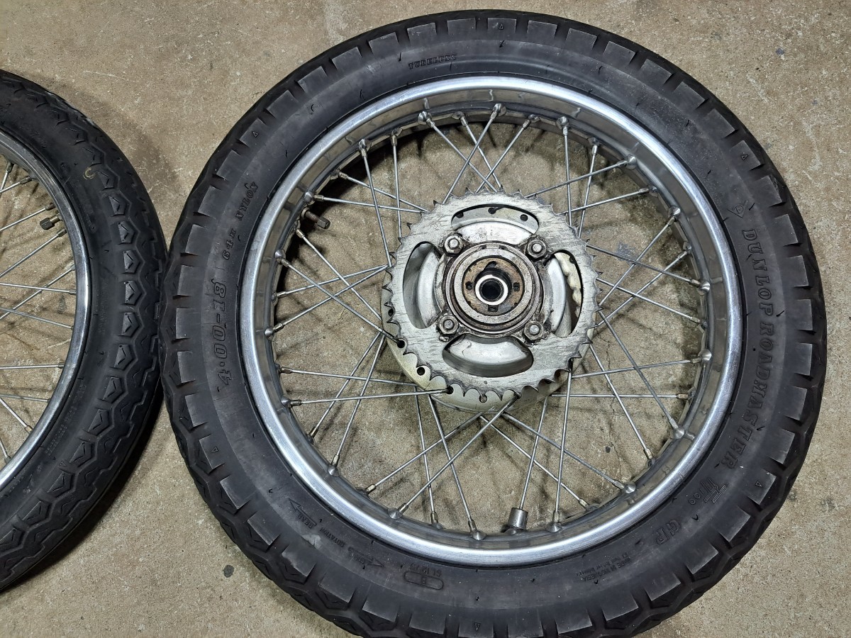 ホンダ CB400F 純正 スポーク ホイール 前後 ヨンフォア 398 408