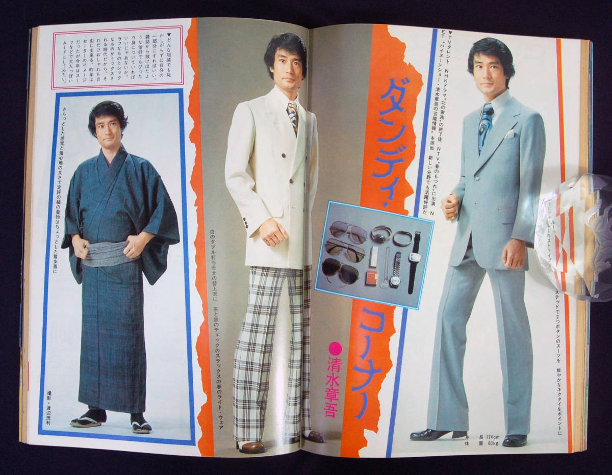 週刊明星 1974年5月12日号 青木英美(水着) 舟木一夫/桜田淳子/安西マリア/清水章吾/内田あかり/マギー・ミネンコ/リンリン・ランランほか_6