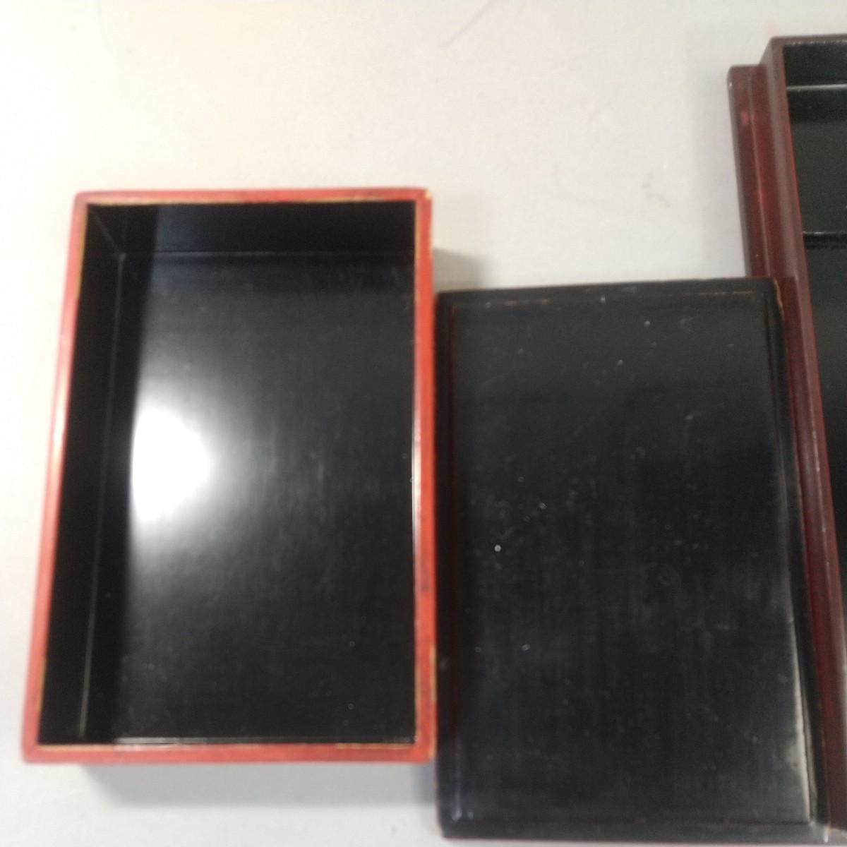 堆朱筆入れ 7867 同梱NG 筆入 筆箱 堆朱 牡丹文 18×11.5×4cm 鎌倉彫 竹文 26.5×8.5