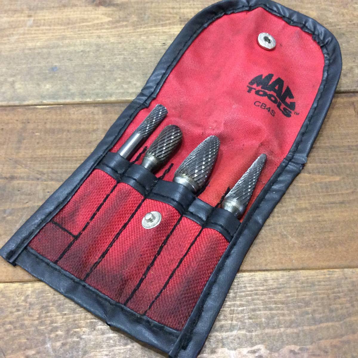 ■【AH-00628】中古品 MAC TOOLS マックツールズ カーバイドロータリーバーセット CB4S【クリックポスト・全国一律185円可】