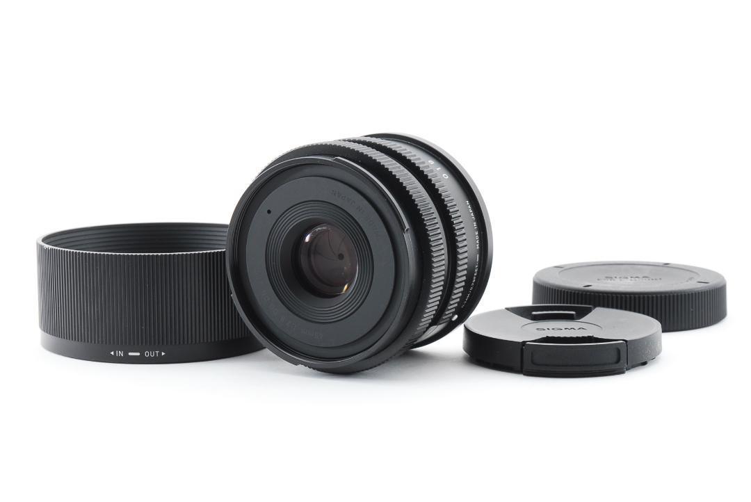 【B15】SIGMA シグマ 45mm f/2.8 DG DN Contemporary ライカLマウント フード付き