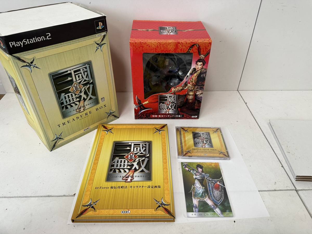 未使用品】【SONY PS2 真三國無双4 トレジャーボックス 本体 特製 無双 