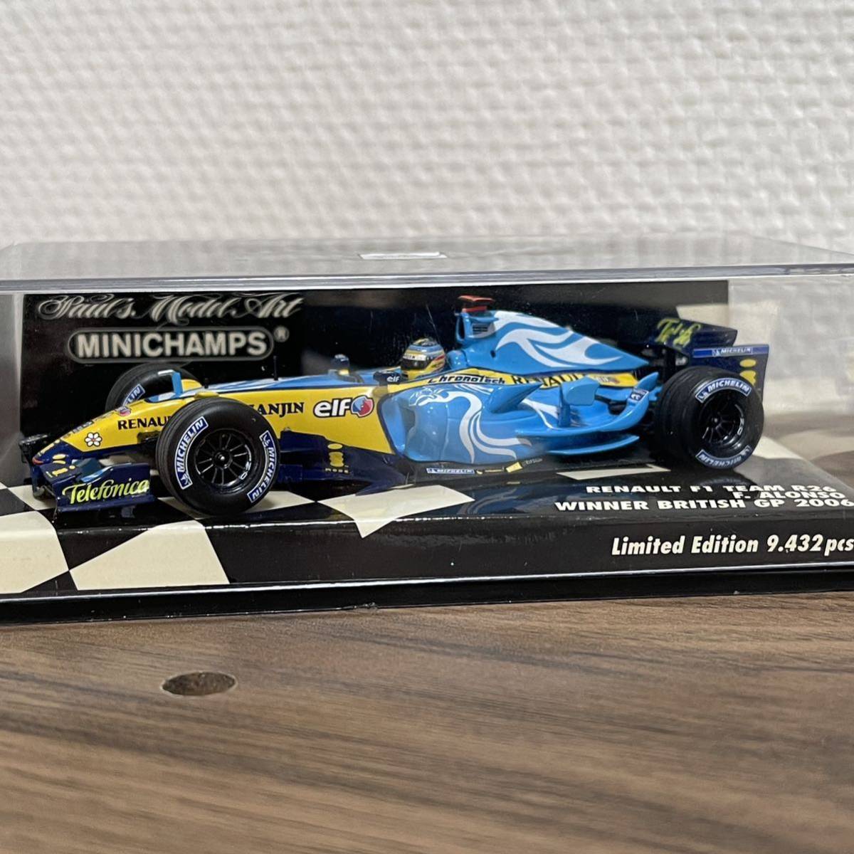 ミニチャンプス 1/43 ルノー R26 ブリティッシュGP アロンソ に興味