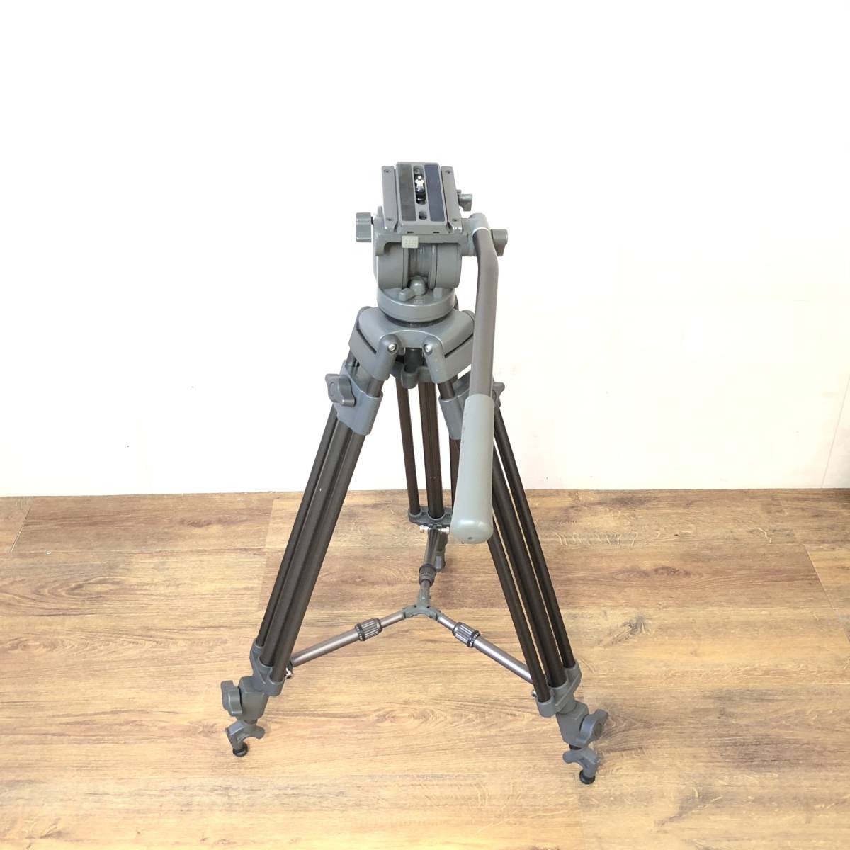 Libec TRIPOD T68 + H55DV リーベック ビデオ三脚 並品 ヱOA4(三脚 