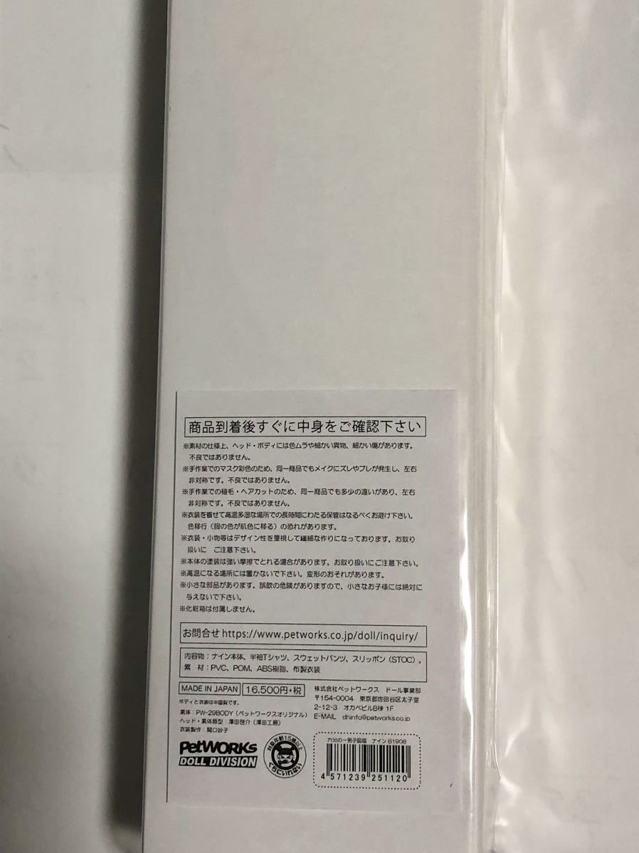 ぽむページ 六分の一男子図鑑1908 NINE BASICナイン ベーシック PetWORKs ドール1