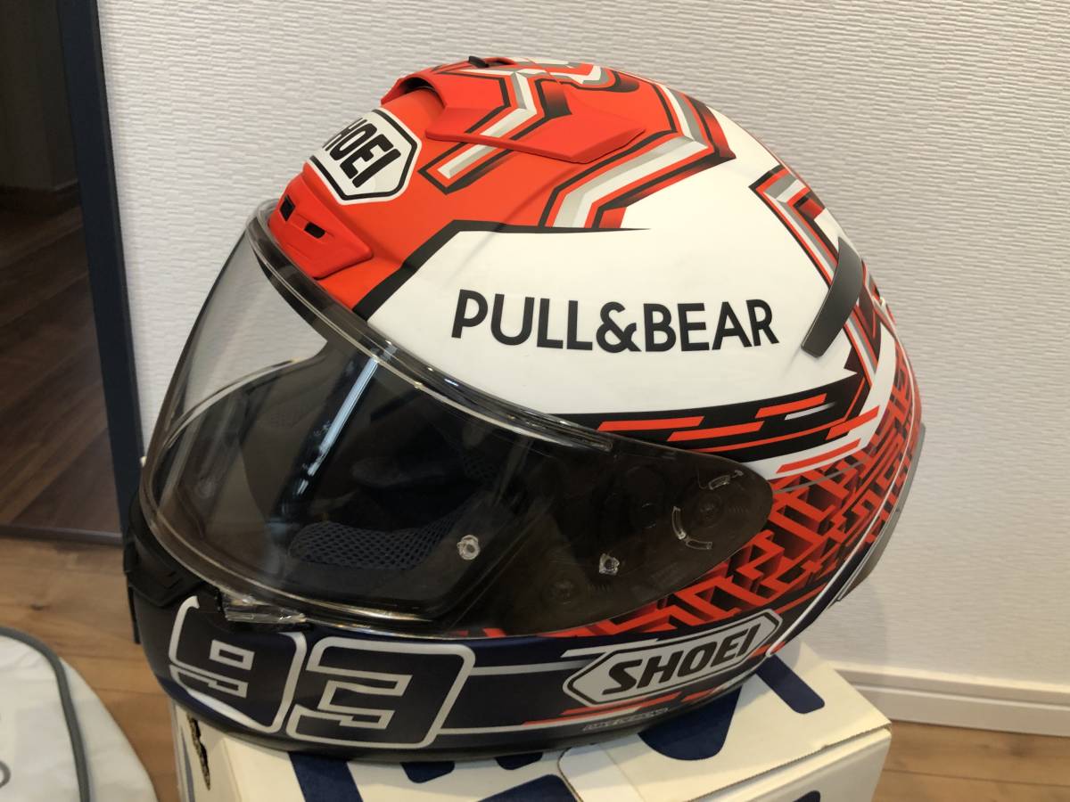 まっさんSHOEI PULL&BEAR X-14 マルケス アメリカ限定 貴重 SHOEI ショウエイ X-fourteen マルケス PULL&BEAR マット 美品
