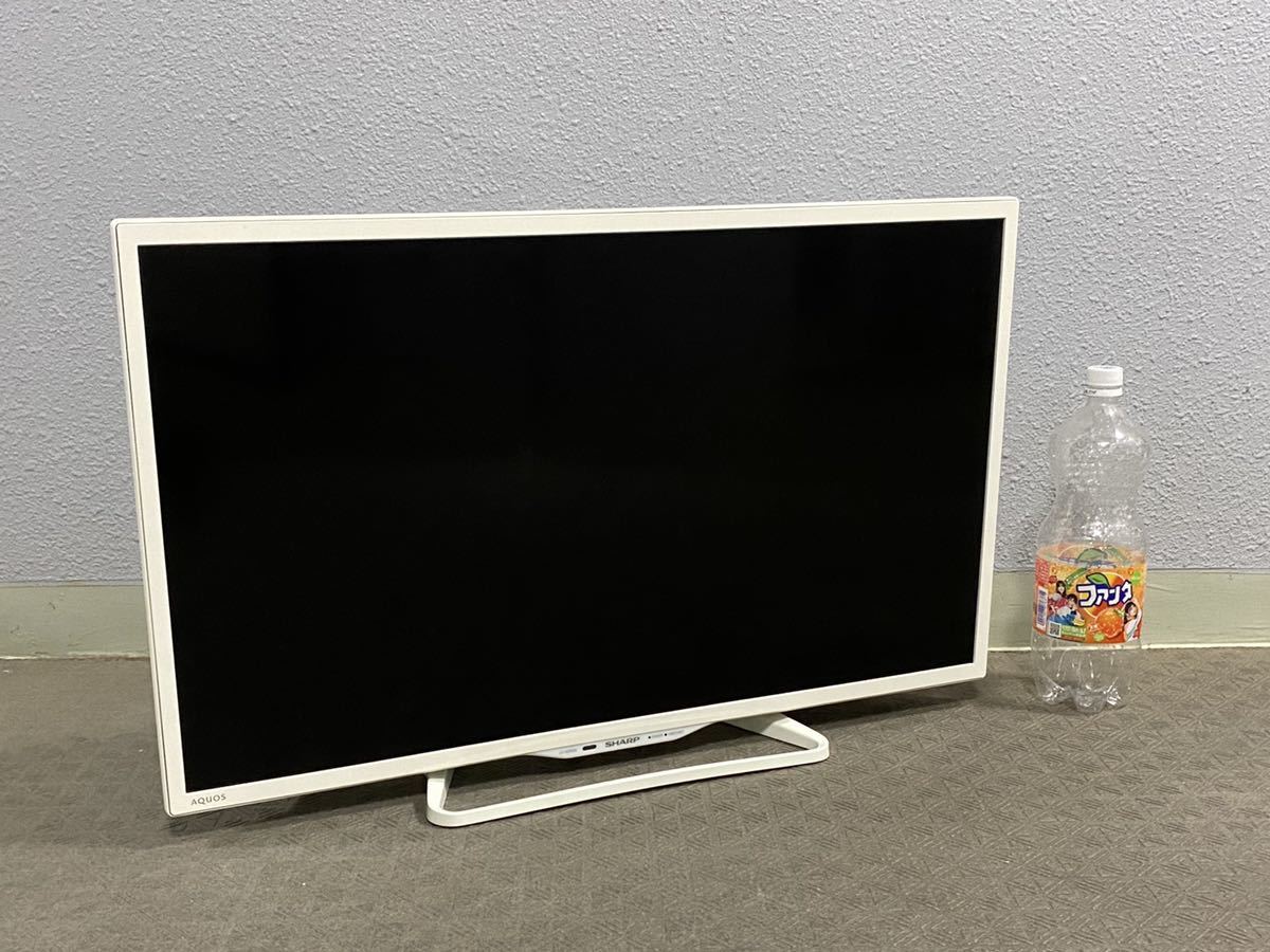 SHARP/シャープ AQUOS 液晶テレビ 2016年製 LC-32W25 32インチ 白 