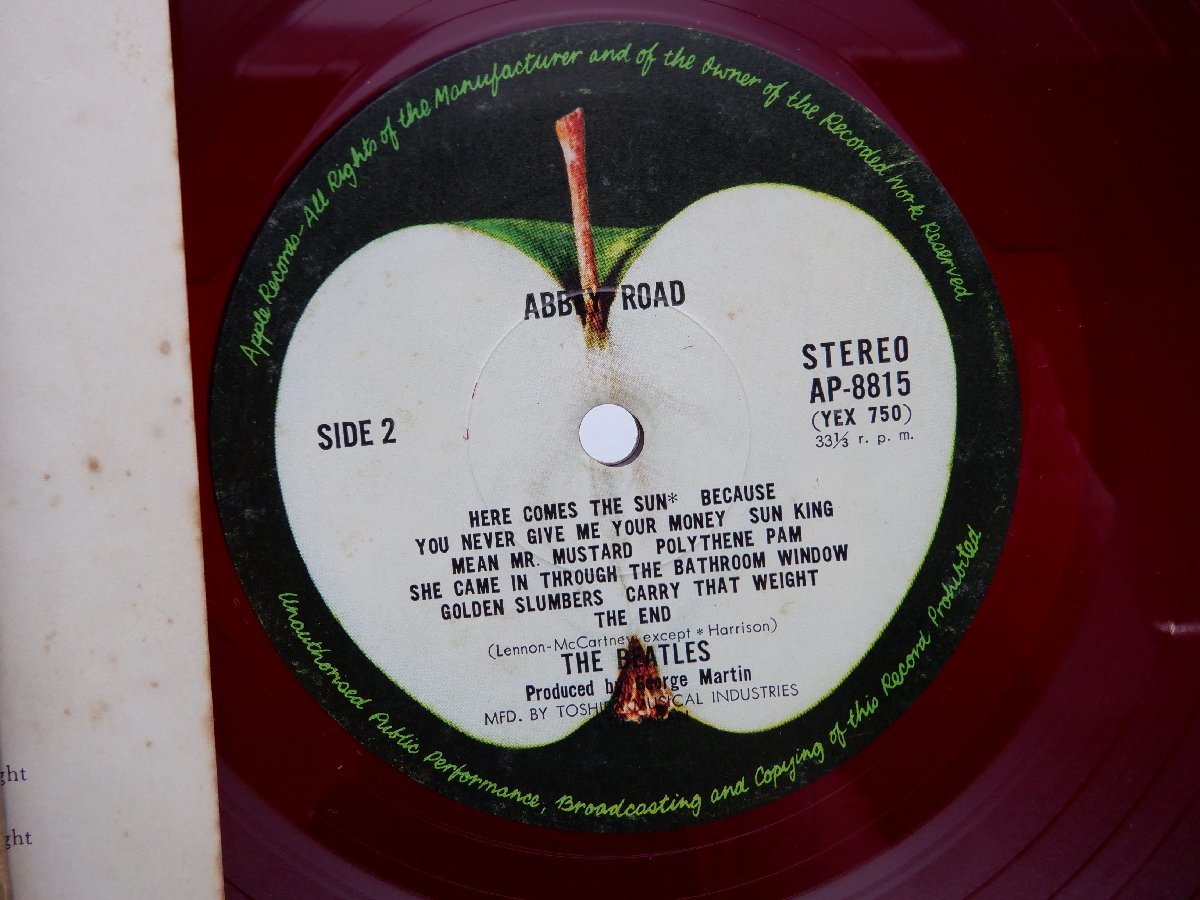 赤盤】The Beatles(ビートルズ)「Abbey Road(アビー・ロード 赤盤】The Beatles(ビートルズ)「Abbey Road(アビー・ロード