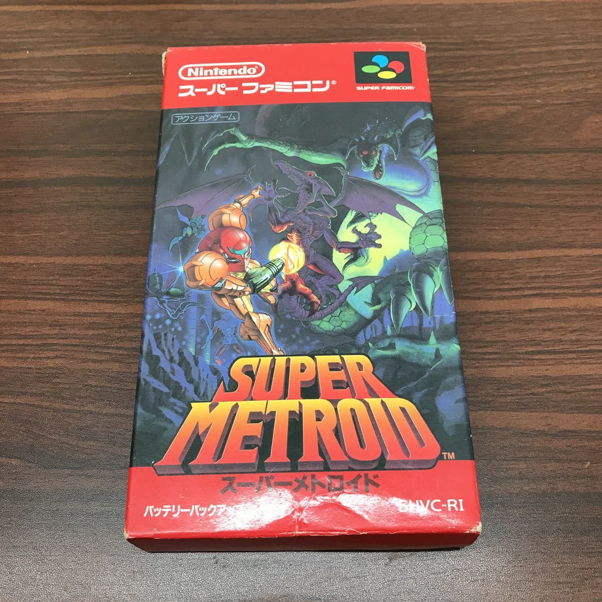 スーパーメトロイド スーパーファミコン SFC ゲームソフト 箱 説明書