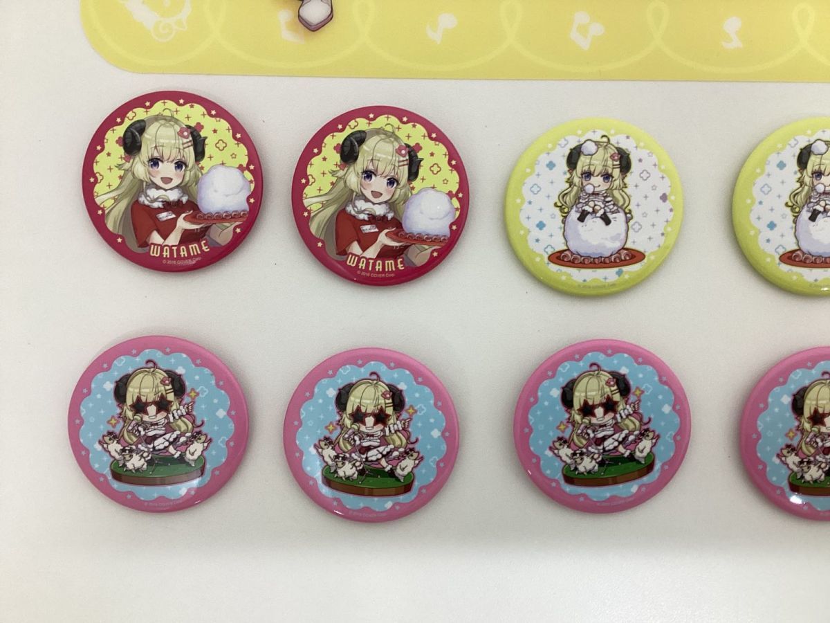 角巻わため ウェンディーズ 缶バッジ まとめ売り ホロライブ 現状】VTuber ホロライブ 角巻わため グッズ まとめ売り キャラ分け 缶
