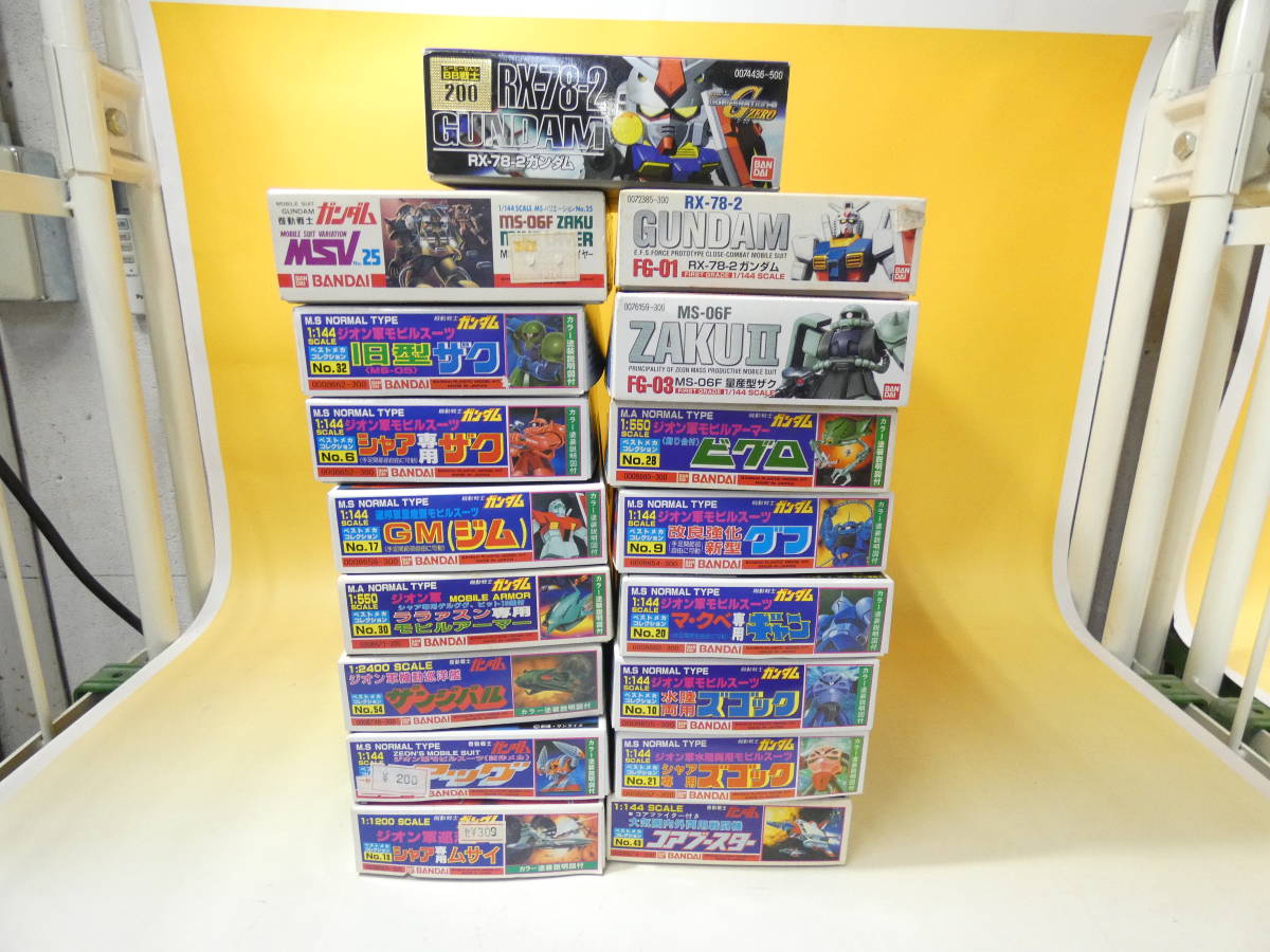ジャンク扱い】プラモデル 未組立品まとめて①バンダイ ガンダム関連 