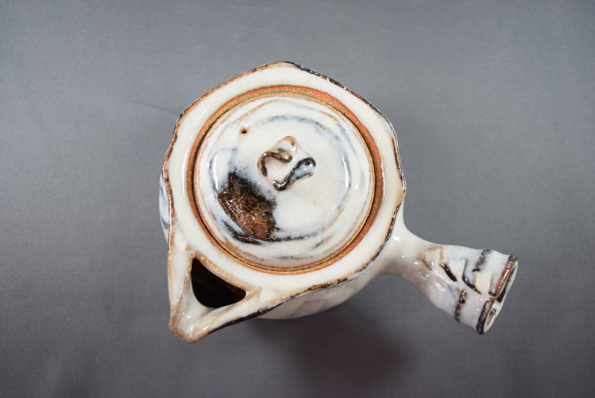 萩焼 陶勝庵 永久勝斎 番茶器 急須 湯呑 5客 茶器 茶道具 陶器 共箱 