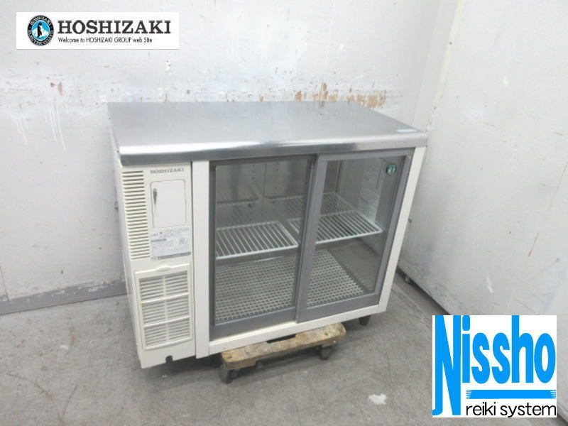 TS ホシザキ 118L 冷蔵ショーケース SSB-63AT形 空冷式 業務用品 現状