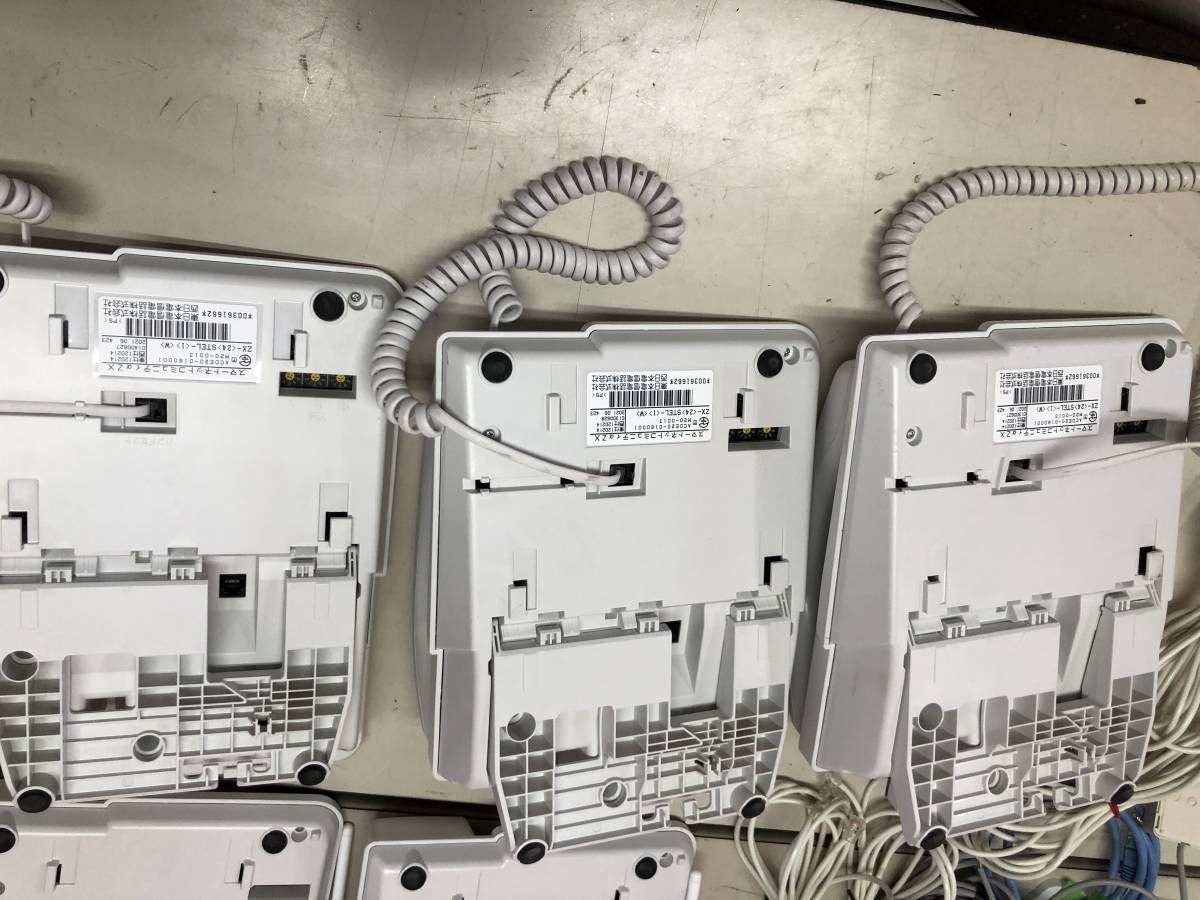 YU-1416 2021年製 αZX ZXS-ME-(1) NTT 主装置 電話機 ZX－(24)STEL(1