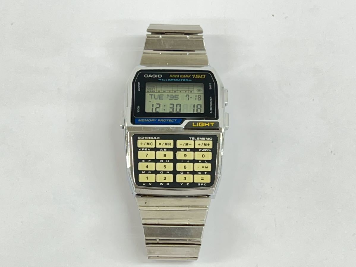 稼働品 CASIO カシオ DATABANK データバンク DBC-1500 シルバーカラー