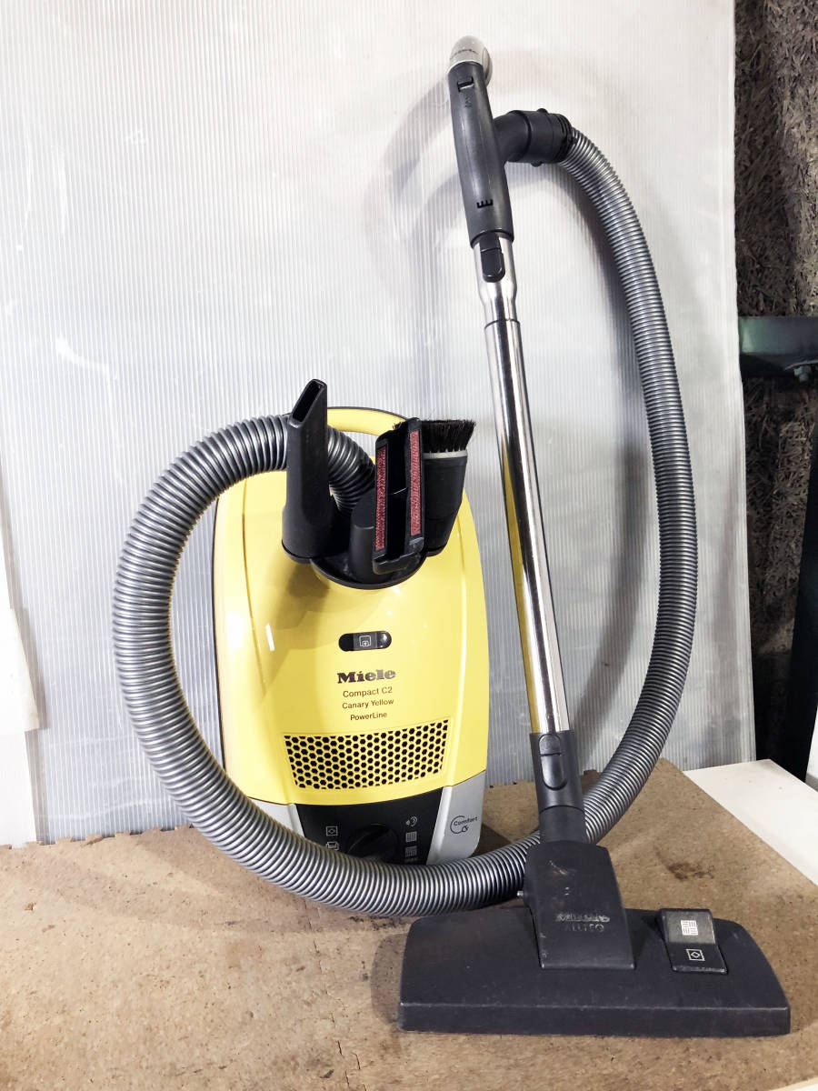 Miele ミーレ 掃除機 Compact C2 おぼつかなかっ SDAO0 イエロー