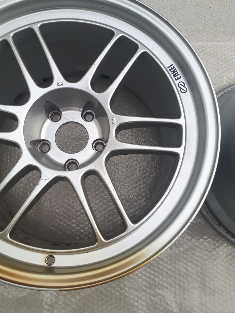 1円スタート!！ENKEI エンケイ RPF1 18インチ 10.5J+15 シルバー GT-R 