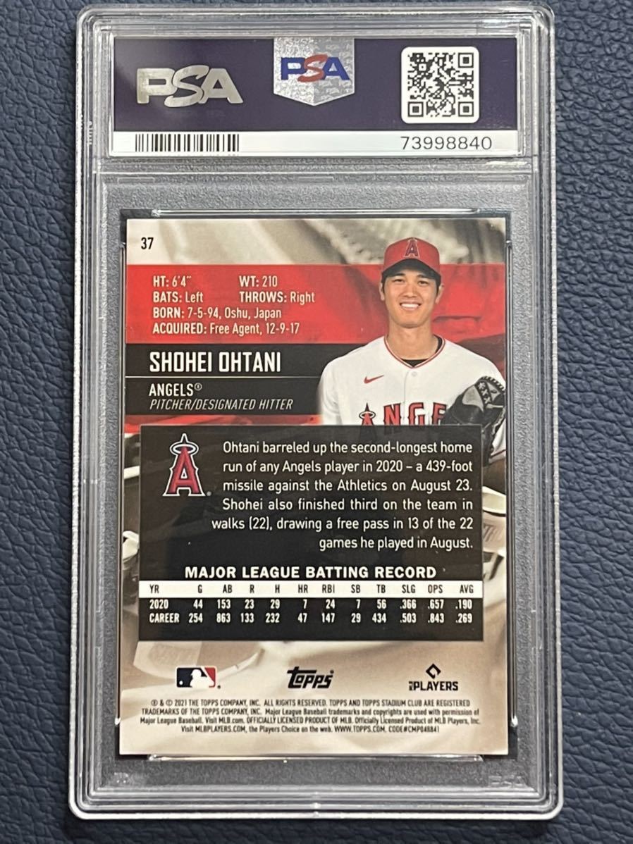 大谷翔平☆PSA10☆ 2021 Topps Stadium Club Chrome #37 1991 