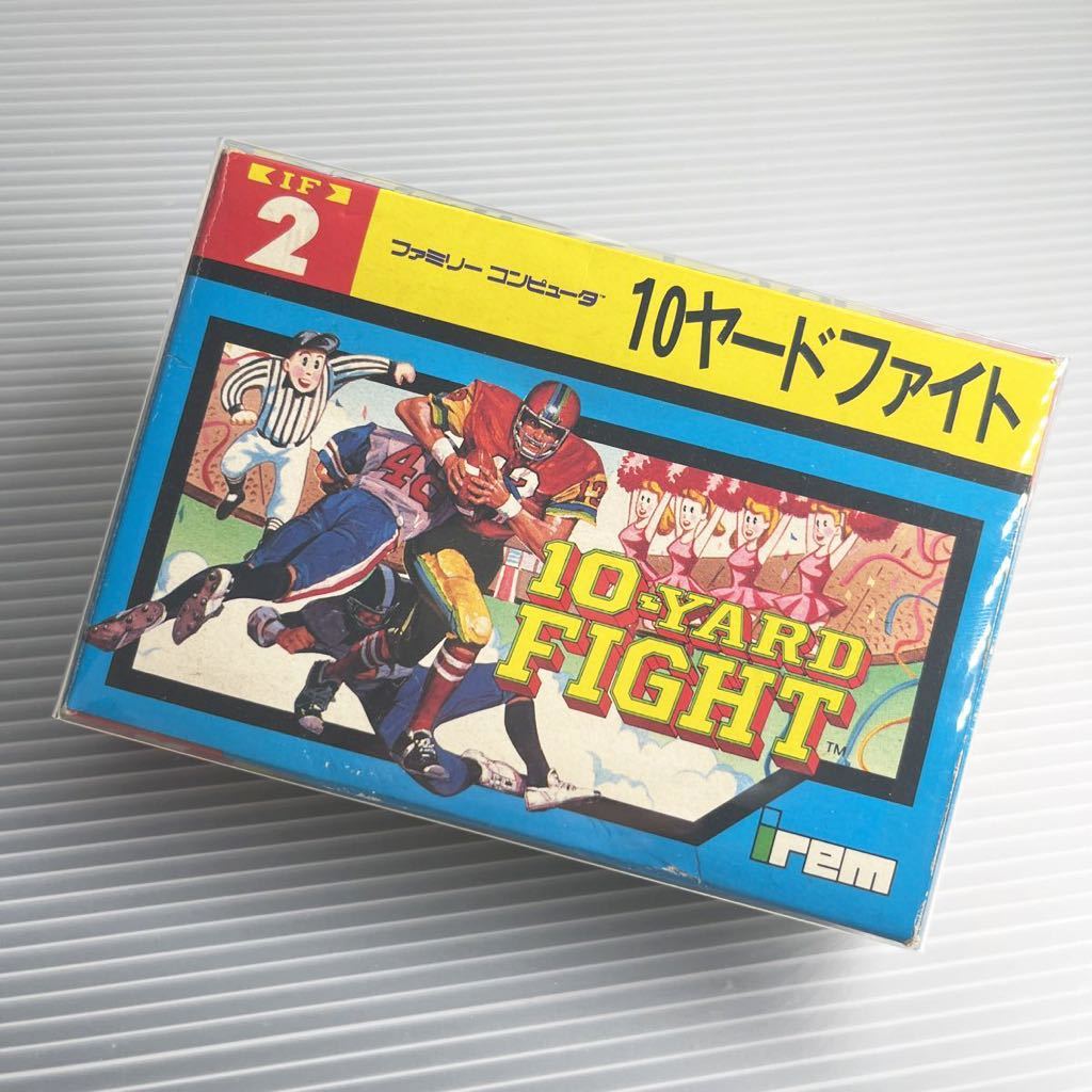 状態良好・超希少】ファミコンソフト 10ヤードファイト 後期LED無し 