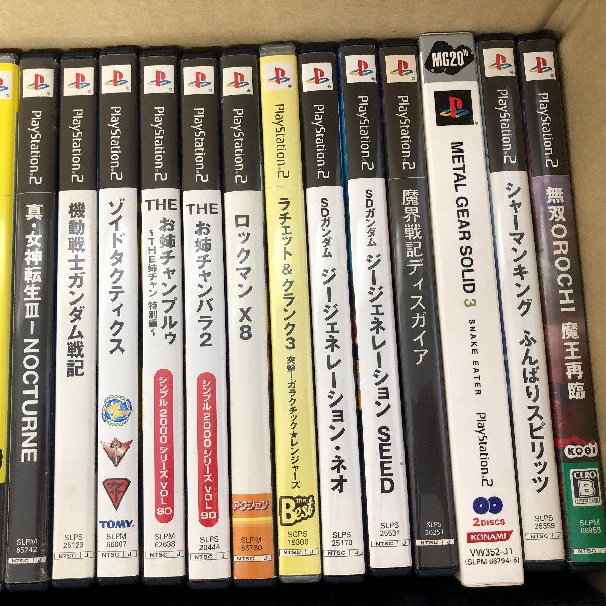 ジャンク品) PS2 ソフト まとめ売り プレイステーション2(タイトル