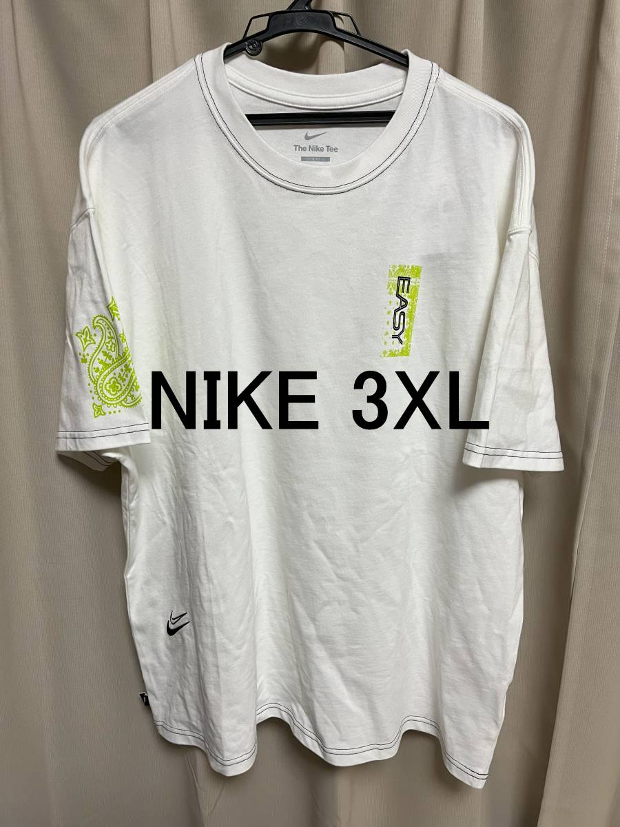 NIKE Tシャツ 3XL KD ペイズリー ナイキ デュラント 大きいサイズ ビッグサイズ バスケ NBA 白 ホワイト