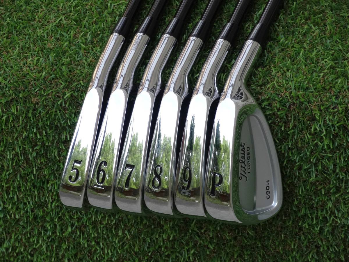 極美品】 タイトリスト Titleist 690CB FORGED TOUR AD AD-75 S 5-9，P 